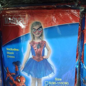 فروش عمده لوازم هالووین لباس عنکبوتی دخترانه و لباس السا