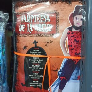پخش عمده لوازم هالووین لباس دخترانه طرح ومپایر و آنا