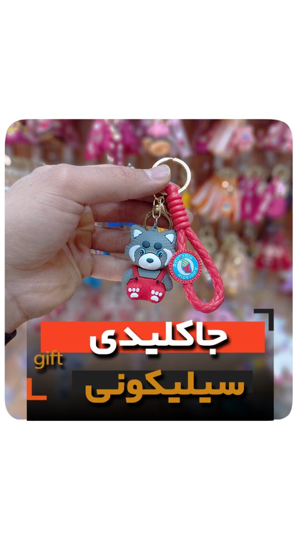 جاکلیدی راکون فروش عمده خرید جاسوئیچی سیلیکونی راسو