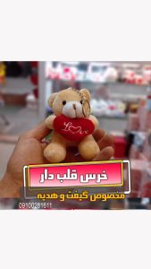 خرس قلب دار فروش خرس ولنتاین گیفت هدیه خرس ولنی